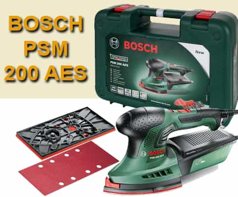 Bosch 2607019499 2607019499-Paquete de 25 lijas para lijadoras orbitales Bosch PSM 200 AES Multilijadora rectangular 